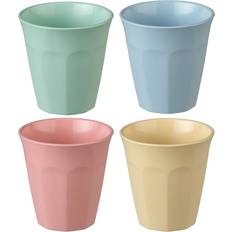 Con Mango Vasos Koziol 4 Vasos Nora S 15 cl Azul-verde-rosa-amarillo Vaso