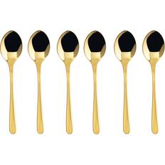 Sambonet Spoon Sambonet Taste Moka Set of Six Gold Coffee Spoon