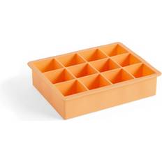 Bleu Bacs à Glaçons Hay Silicone Rectangulaire XL, Peach - Orange Bac à Glaçons