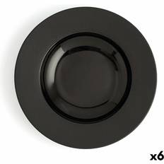 Black Soup Plates Ariane Antracita Tiefer Teller