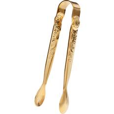 Oro Utensilios de cocina Gräwe Zuckerzange Rosendekor Edelstahl Gold Pinza de cocina