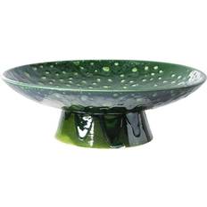 Cerámica Platos de Postre HKliving Platillo Home Chef Side Plate Ø20 cm Moss Green Plato de Postre 20cm