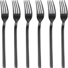 Black Forks Gräwe Kuchengabeln Lissabon, 6-teilig, titanbeschichtet Cake Fork