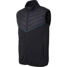 Ellesse Vests Ellesse mens 2023 colucci quilted chest cut & sew full zip golf gilet