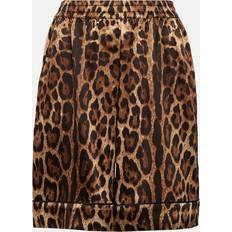 Dolce & Gabbana Brown Skirts Dolce & Gabbana Silk shorts