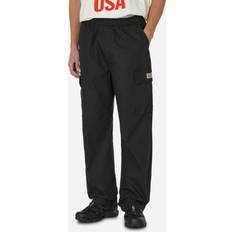 Stussy Bukser & Shorts Stussy Sort Cargo Bukser med Elastisk Talje - Sort