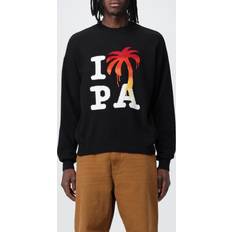 パーカー・フーディ PALM ANGELS Men Sweater 37858533 PMBB138E23 FLE001 1020 Blac NEW Palm Angels Front Over Logo Black Men's Oversized Hoodie