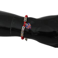 Fløjl T-shirts Dolce & Gabbana Sort Calf Leather Logo Metal Buckle Belt Black