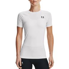 Under Armour HeatGear Compression Shirt - Weiß/Schwarz