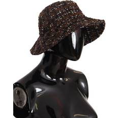 Dolce & Gabbana Woman Hats Dolce & Gabbana Woven Wide Brim Bucket Hat Multicolor