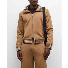 Burberry Herren Oberbekleidung Burberry Trainingsjacke Check Beige