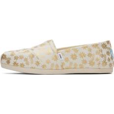 Dame - Hvite Lave sko Toms Alp Cloudbound Foil Floral Blo Slip-On Beige Female