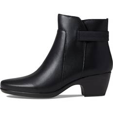 Clarks Snörkängor Clarks Womens Emily Holly Leather Laceless Ankle Boots