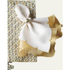 Blanc Porte-serviettes KIM SEYBERT Faux-Pearl Napkin Ring Porte-serviette