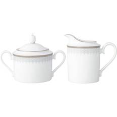 Cream Jugs on sale Noritake Silver Colonnade Sugar Set 2 Cream Jug