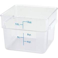 12 qt storage containers Winco PCSC-12C 12 qt Square Food Container