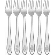 Green Forks Spode Christmas Tree Cocktail Set 6 Dessert Fork