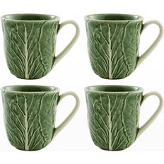 Bordallo Pinheiro Cabbage Mugs, Green Set Cup