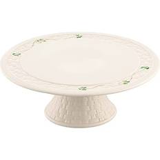 Grigio Portatorte Belleek Classic Shamrock Cake Stand