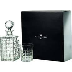 Nero Caraffe per Whiskey Vista Alegre Helsinky Case with Whisky Decanter and 4 Old Fashioned Glasses Caraffa per Whiskey