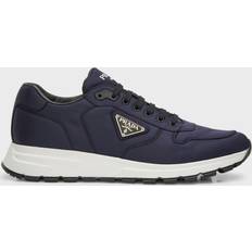 Prada Triangle Logo Re-Nylon Trainers - Blue