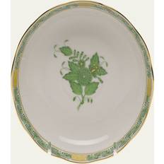 Bouquet Green Mocha Saucer Plate