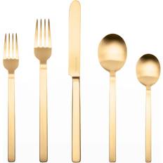 Yellow Cutlery Mepra Stile Ice Oro Cutlery Set