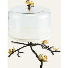 Nero Portatorte Michael Aram Butterfly Ginkgo Cakes Stand with Dome Portatorta