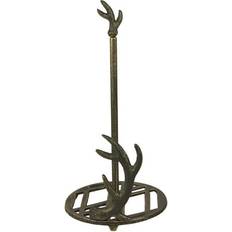 Orange Paper Towel Holders Zeckos Cast Iron Antler Countertop Paper Towel Holder