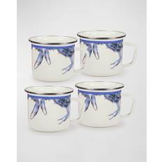 Gold Cups & Mugs Golden Rabbit Blue Crab Enamelware Grande Cup