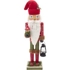 With Handles Nutcrackers Kurt Adler S. 15-Inch Wooden Mushroom Nutcracker