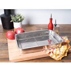 Steel Roasting Pans High quality steel rack Roasting Pan