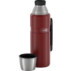 Red Thermoses Thermos 40-Ounce King Vacuum-Insulated Thermos