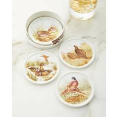 Brown Coasters Spode Woodland Ceramic with Coaster