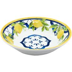 Cadeaux Palermo Global Lemon Print Cereal Soup Bowl