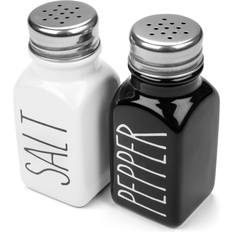 Home Farmhouse Ceramic Salt Pepper Shakers Shaker Spice Mill