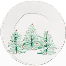 Vietri Italy Lastra Holiday Dinner Plate