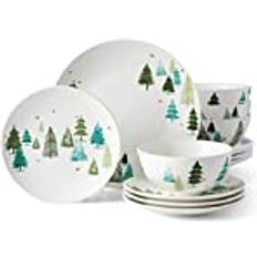 Kitchen Accessories Lenox 893565 Balsam Lane Geschirr-Set, 12-teilig Service