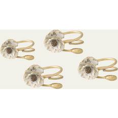 White Napkin Rings Michael Aram Anemone Napkin Rings, Set of 4 Servilletero