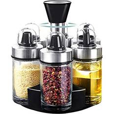 Oil- & Vinegar Dispensers on sale salt pepper holder with rotating Oil- & Vinegar Dispenser