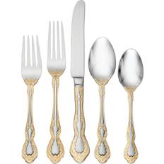 Oneida 18 10 flatware Oneida Golden Mandolina 45 Cutlery Set