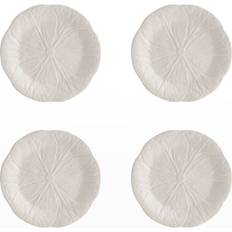 Bordallo Pinheiro Dishes Bordallo Pinheiro Cabbage Dessert Plate Set of 4 Plato de Postre