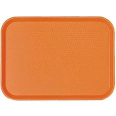 Orange Serving Trays Cambro 1418FF166 Customizable Fast Serving Tray