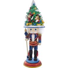 Blue Nutcrackers Kurt Adler 16.25-Inch Hollywood Mickey Minnie Ice Skating Nutcracker