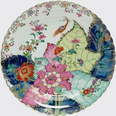 Multicoloured Dinner Plates Tobacco Leaf Chop Plate Plato de Cena