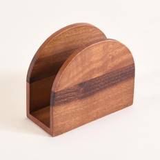 Wood Napkin Holder Home Acacia Wood Vertical Napkin Holder