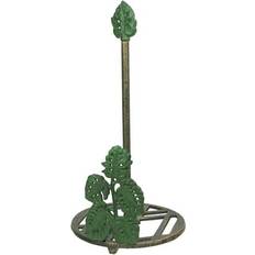 Orange Paper Towel Holders Zeckos Cast Iron Monstera Leaf Countertop Paper Towel Holder