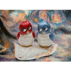 Ceramic Spice Mills Cosmos 10907 Owl Couple Spice Mill