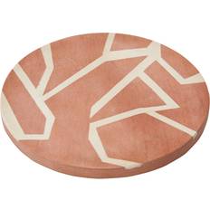 Trivets on sale Storied Home Co-Op Round Sandstone Terracotta, 1.0 Multi Color Trivet