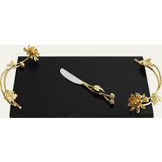 Noir Plateaux de Fromages Michael Aram Dahlia Cheeseboard with Knife Plateau de Fromages